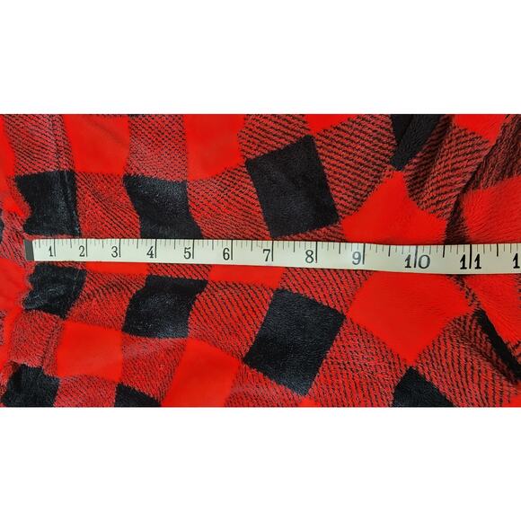 Holiday Time  Pajama Pants Buffalo Plaid Red Black Sleepwear Women's Small - Picture 5 of 9